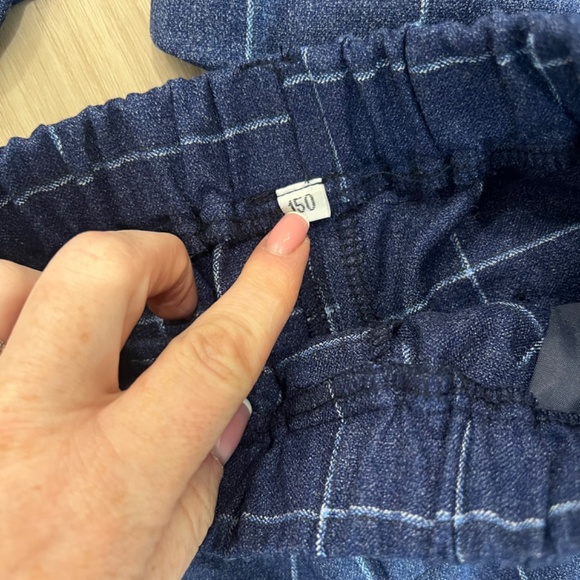 SWOTGdoby Boys Suit Set 3 Pieces(Blazer Vest Pants Breasted jacket)10Yrs- Blue - Picture 3 of 4